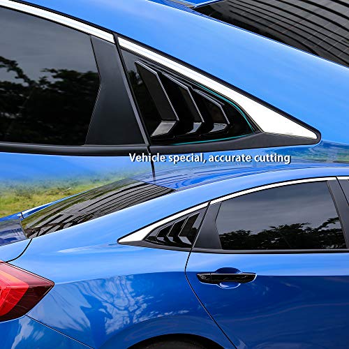 Thenice Window Louvers for Honda Civic Sedan 2016-2021 -Piano - Product Imagery