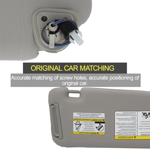 Dasbecan Sun Visor Compatible with Nissan Murano 2009-2014 with - Product Imagery