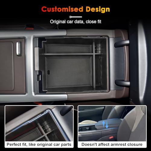 for Hyundai Palisade Center Console Organizer Tray for 2023-2025 - Product Imagery