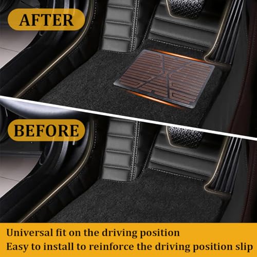 9.06 x 5.91 Inch PVC Floor Mat Repair Patch, Coffee - Product Imagery