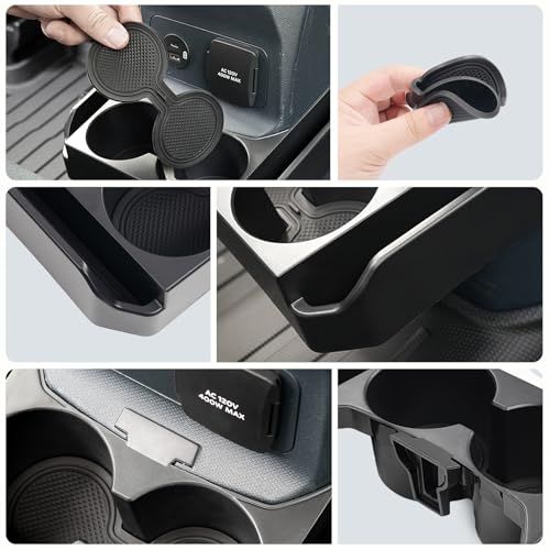 Mabett Removable Rear Cup Holder for 2022-2026 Ford Maverick - Product Imagery