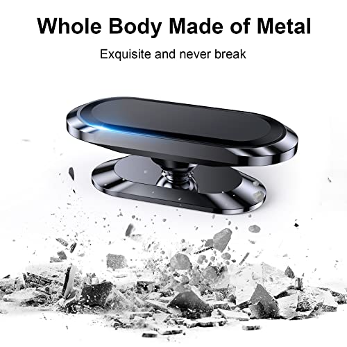 【2-Pack】 Magnetic Phone Holder for Car Dash【Strong Magnet】 - Product Imagery