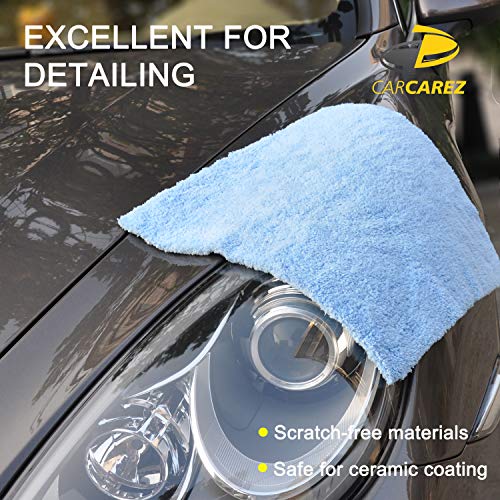 CARCAREZ Microfiber Towels for Cars, Car Drying Wash Detailing - Product Imagery