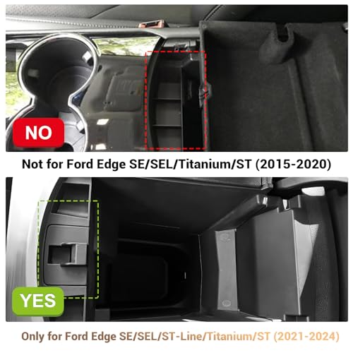 for 2024 Ford Edge Center Console Organizer Tray for 2021-2024 - Product Imagery