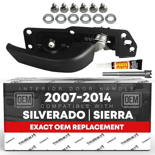 T1A Interior Front Driver Door Handle - Compatible with - Product Imagery