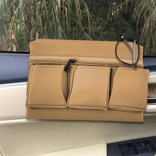 Mandark Leather Car Window Armrest Organizer with Multiple - Product Imagery