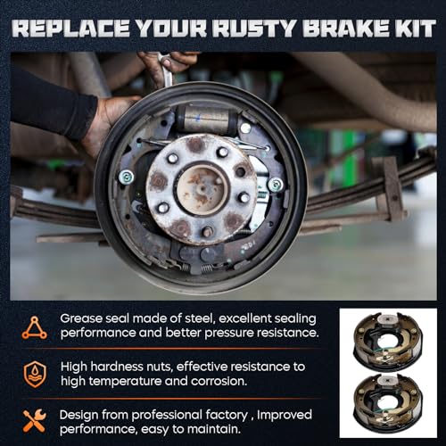 Youxmoto 10 x 2-1/4 Trailer Electric Brake Assembly (2 Right - Product Imagery