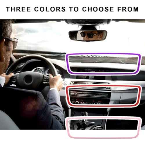 Rear View Mirror Protector Frame, Soft Silicone Auto Rear View - Product Imagery