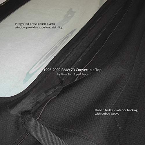 Sierra Auto Tops & Seats BMW Z3 Convertible Top, Blue Twillfast - Product Imagery