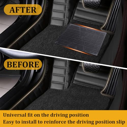 9.06 x 5.91 Inch PVC Floor Mat Repair Patch, Black - Product Imagery