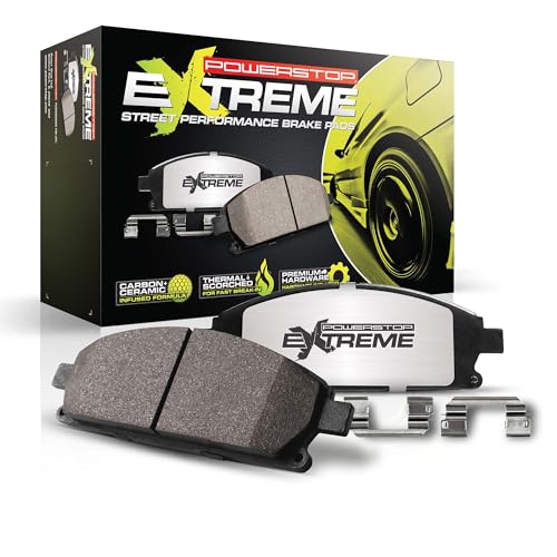 PowerStop Z26 Performance Carbon Fiber Ceramic Brake Pads Front - Product Imagery