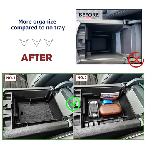 RUNROAD Center Console Organizer Tray For 2021-2024 Ford Edge - Product Imagery