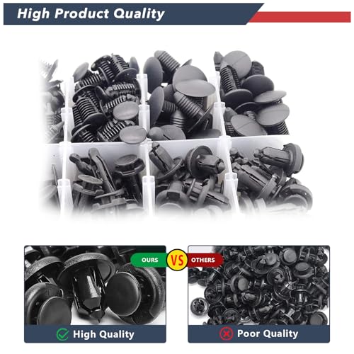 ANTS PART 330Pcs Car Bumper Clips Plastic Rivet Fasteners Push - Product Imagery