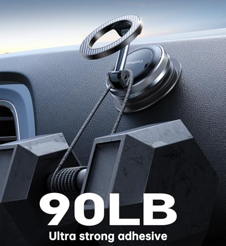 Coolpow【Newest Vacuum Magnetic Phone Holder for Car Phone Holder - Product Imagery