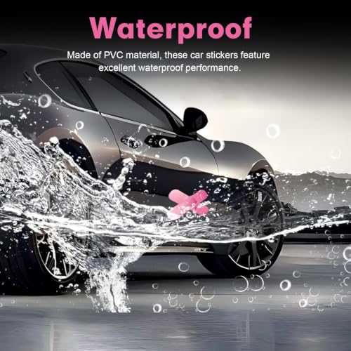 4PCS Car Band Aid Sticker, Funny Auto Body Decals for Cover Dent - Product Imagery