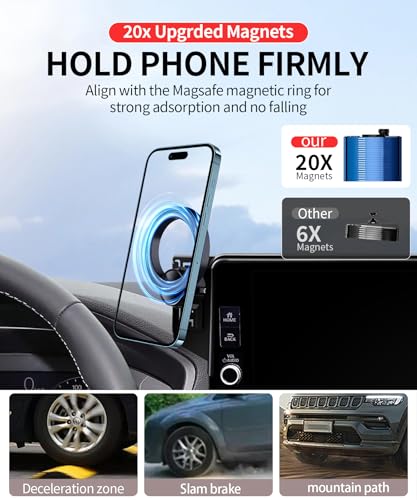Car Phone Holder for Honda CR-V/HR-V/CRV 2023-2026 Accessories, - Product Imagery