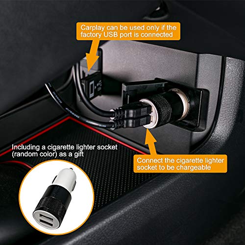 Thenice Central Console Organizer with USB for Honda Civic - Product Imagery