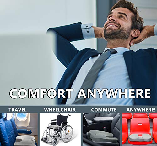ComfiLife Premium Comfort Seat Cushion - Non-Slip Orthopedic - Product Imagery