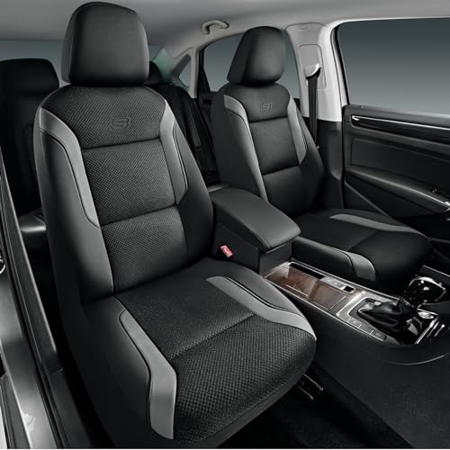 Skechers Memory Foam Car Seat Covers, Air Cool Mesh Thick Seat - Product Imagery