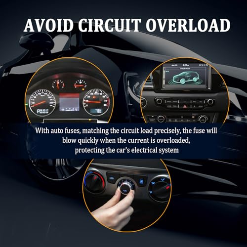 10PCS Car Fuse Kit,Low Car Fuses Assortment Kit Including - Product Imagery