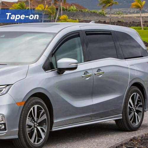Window Visors Rain Guards for 2011-2017 Honda Odyssey - Product Imagery