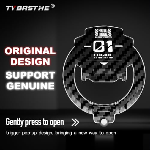 Original Push Start Button Cover, Metal Mecha Car Engine Start - Product Imagery