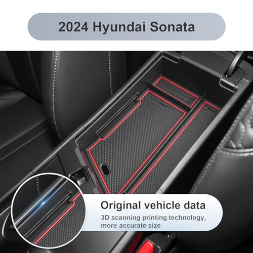 SKTU for 2024 2025 2026 Hyundai Sonata Center Console Organizer - Product Imagery