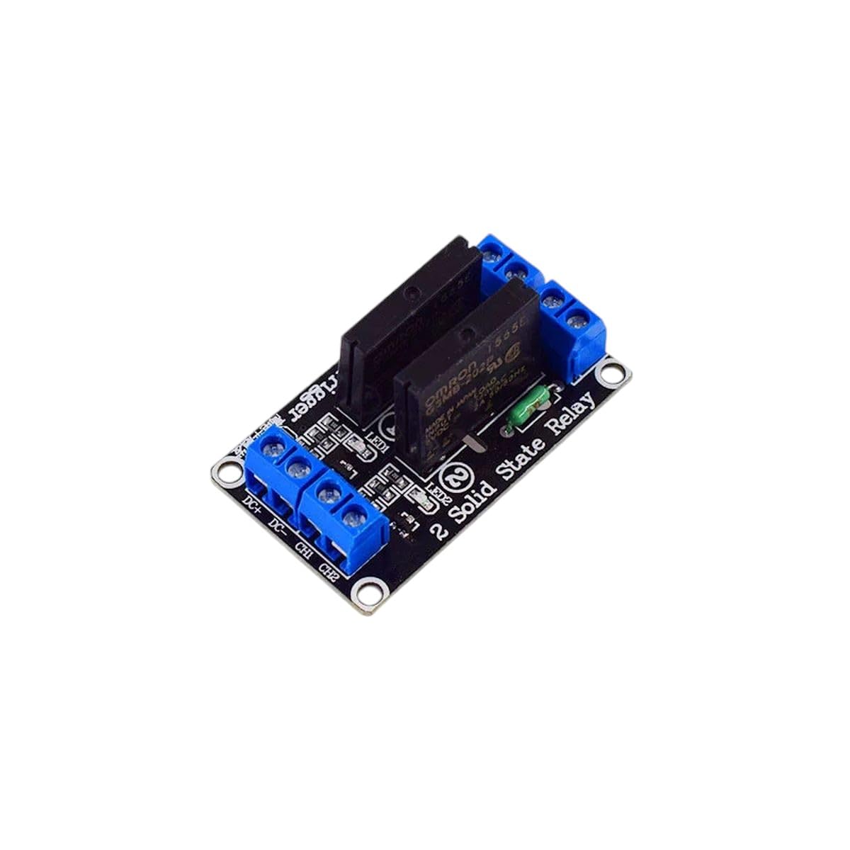 2-Way 5v Low Level Relay Module with Fuse Relay 250V2A New for - Product Imagery