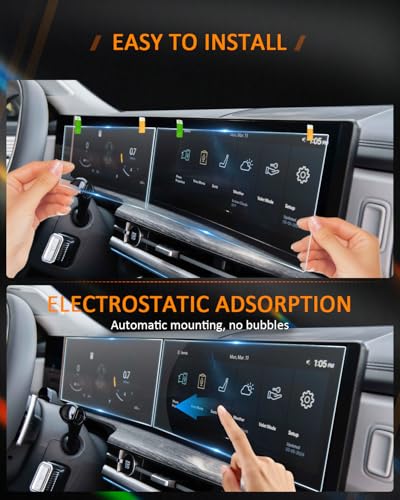 CDEFG (8Pcs for 2024 2025 2026 Hyundai Santa Fe Screen - Product Imagery