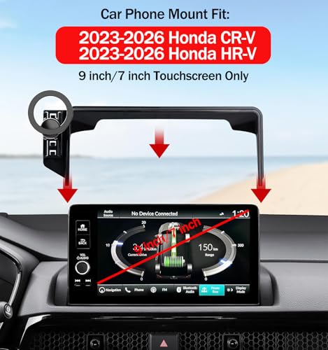 Car Phone Mount for 2023-2025 2026 Honda HR-V / 2023-2025 2026 - Product Imagery