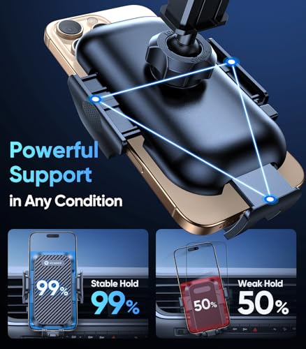 VICSEED 2026 Ultimate Sturdy Car Phone Holder [Upgraded 95+LBS - Product Imagery