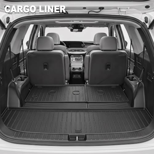 KARPAL Floor Mats for 2020-2025 Hyundai Palisade 7/8 Passenger - Product Imagery