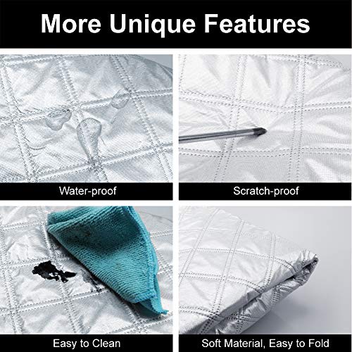 Car Windshield Cover Sun Shade,All Weather Windshield Sunshade - Product Imagery