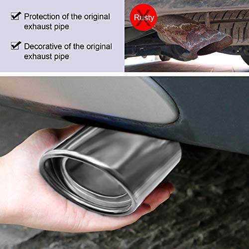 Dsycar Universal Stainless Steel 1.5" - 2.25" Inlet Exhaust - Product Imagery