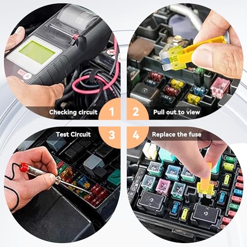 306PCS Car Fuses Assortment Kit, Mixed Vehicle Blade Standard & - Product Imagery