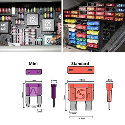 266 Pcs Car Fuses Assortment Kit - Blade Fuses Automotive - - Product Imagery