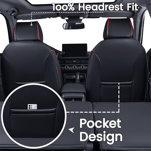HKZ Fit CRV Car Seat Covers Full Set for Honda CR-V 2023 2024 - Product Imagery