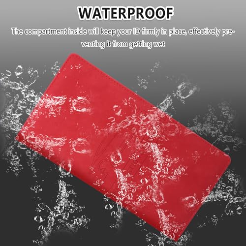 Car Registration and Insurance Holder,PU Leather Car Glove Box - Product Imagery