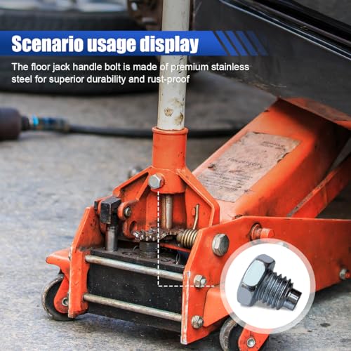 smilfuy 2PCS 3 Ton 4 Ton Horizontal Car Floor Jack Handle Bolts - Product Imagery
