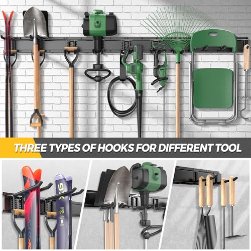 LBT 66" Garage Tool Organizer Wall Mount - 720lbs Garden Tool - Product Imagery