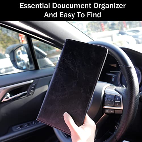 UYYE Auto Car Registration and Insurance Holder - PU Leather - Product Imagery