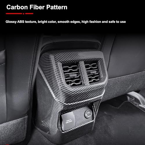 Rear Air Vent Cover Frame Compatible with Ford Ranger 2024 2025 - Product Imagery