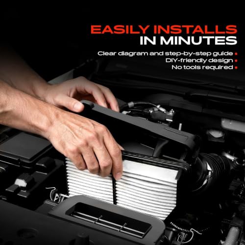 A-Premium Engine Air Filter Compatible with Honda Model - Product Imagery