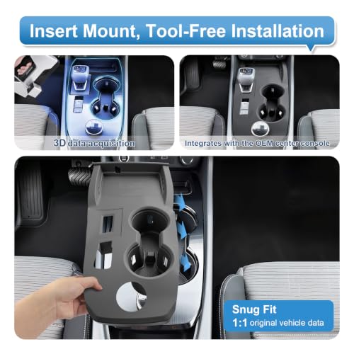 2021-2026 Rogue Center Console Silicone Protector, Cup - Product Imagery