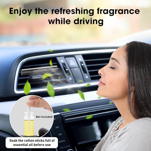 2 Pack Custom Car Air Freshener Diffuser Vent Clips with 12 - Product Imagery