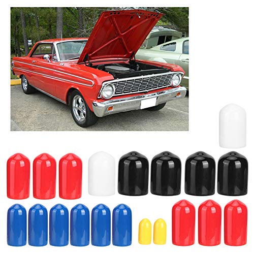 Color Vacuum Caps Plug Kit, 20 Pcs PVC Assorted Vacuum Plugs - Product Imagery