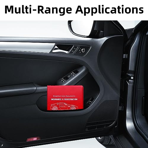 Ziciner Car Registration Insurance Holder, 2Pack Essential Auto - Product Imagery