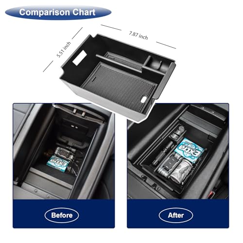 RUNROAD Center Console Tray for 2020-2026 Mercedes Benz GLE - Product Imagery