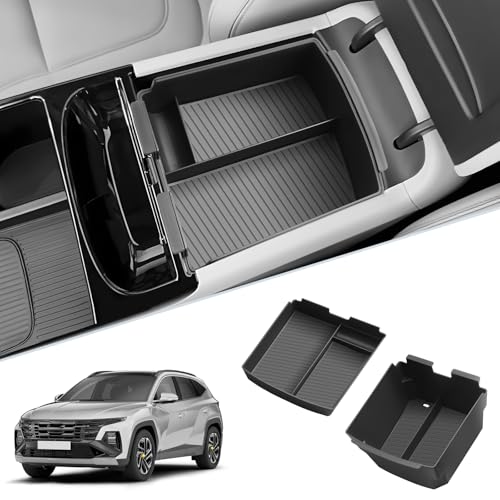 SKTU 2-Pack 2025 2026 Tucson Center Console Organizer for 2025 - Product Imagery