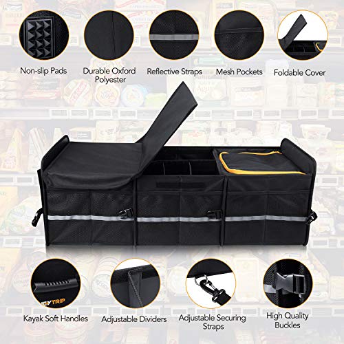 HEYTRIP Large Trunk Organizer with Built-in Leakproof Cooler - Product Imagery